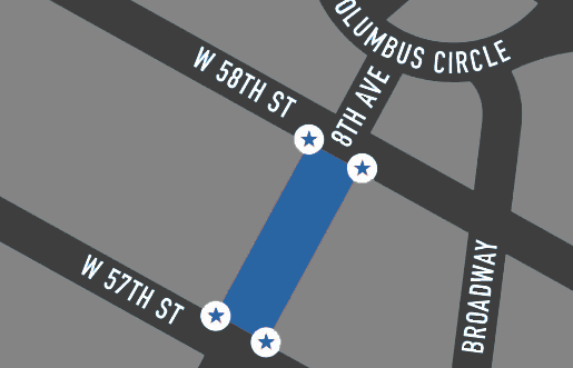 Columbus Circle Map